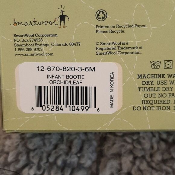 Smartwool Cozy Baby Booties - Picture 5 of 6